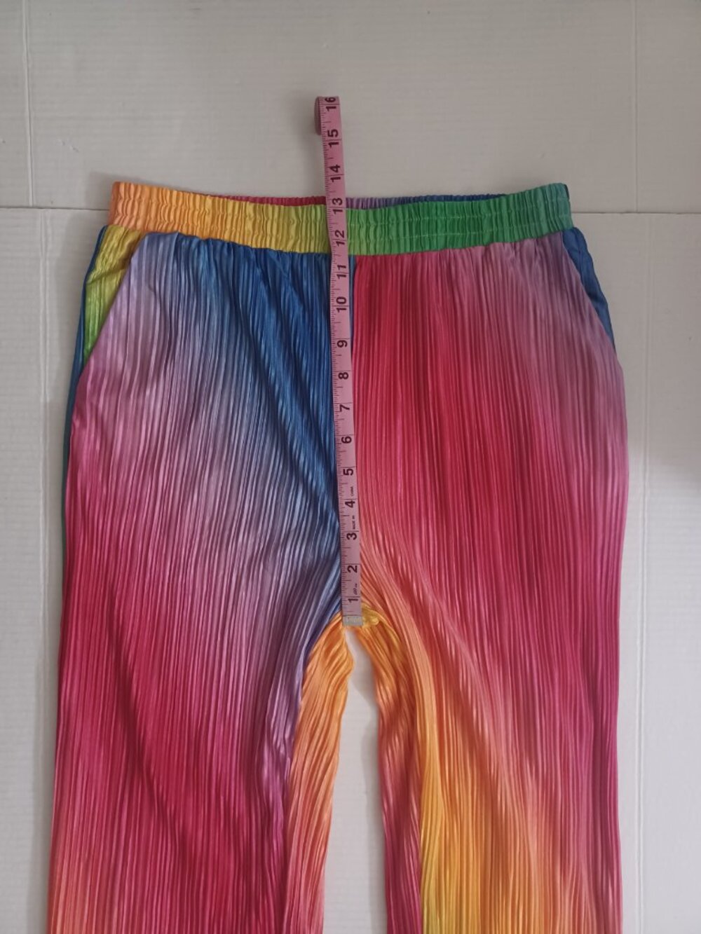 DRESSED IN LALA PLISSE' RAINBOW DAYDREAM TWO PIECE PANTS SET SIZE MEDIUM - Picture 2 of 14